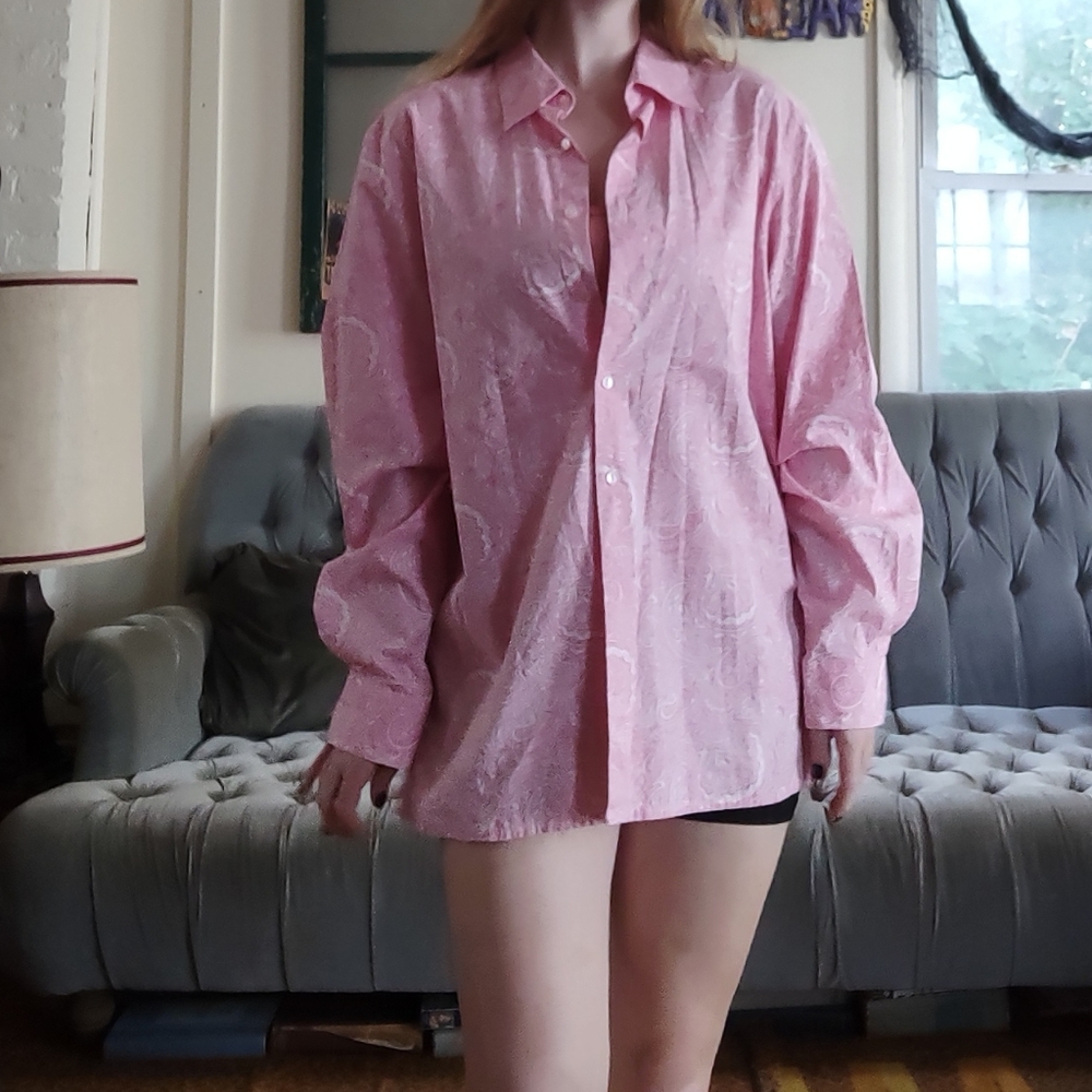 Delicate paisley detail button down shirt - Picture 7 of 7